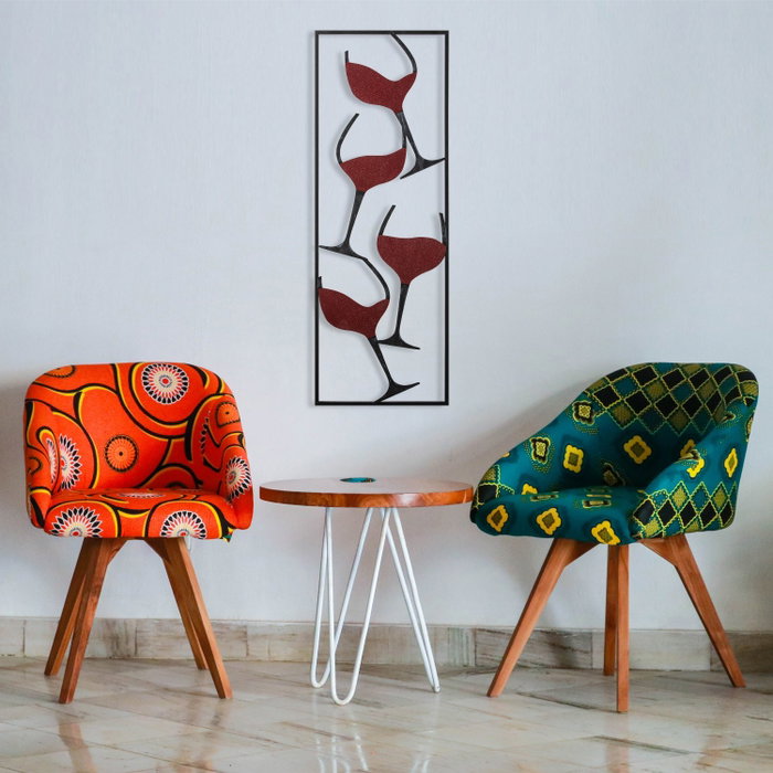 Wallity Accesorio Decorativo de Metal Multicolor
